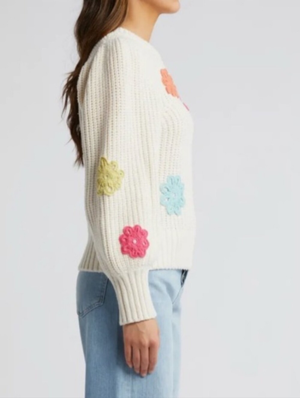 NWT Rails Romi Daisy Knit Sweater. Xl - Picture 3 of 12